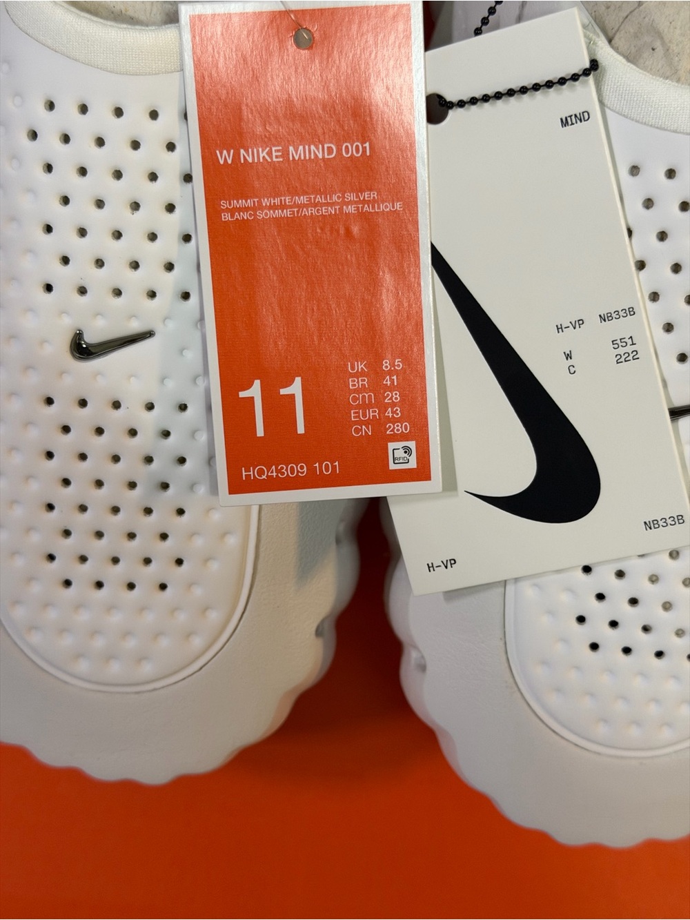 Women’s Mind 001 Summit White Slide Size 11W/10M - Picture 4 of 7